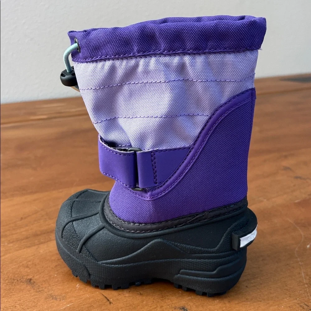 Columbia Kids' Purple and Black Snow Boots Size 5